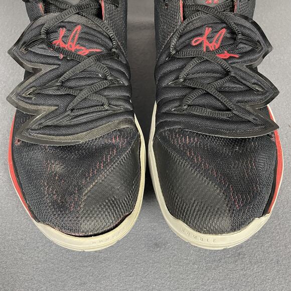 Nike Kyrie 5 Shoes Mens Size 13 Black Red Basketball Sneakers Zoom AO2918-600 - Picture 5 of 16